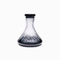 Base Mini Tallada Black Ice — Base Cristal Rusa Mr. Shisha