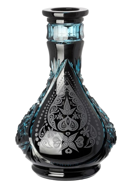 Caesar Crystal Base Grande — Cashmere Black Azure