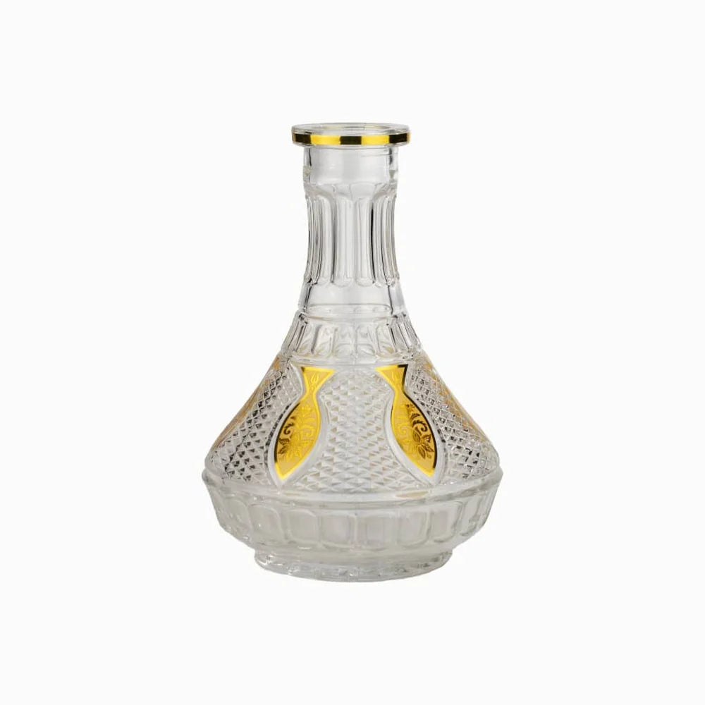 Base Rusa Grande Tallada — Base de Cristal Artesanal