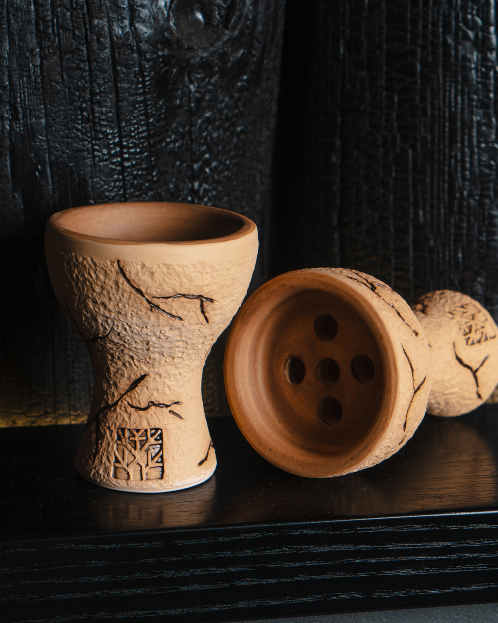 Forest Bowl Sand — Cazoleta Artesanal Rusa Barro 1200°C | Koala Buff España