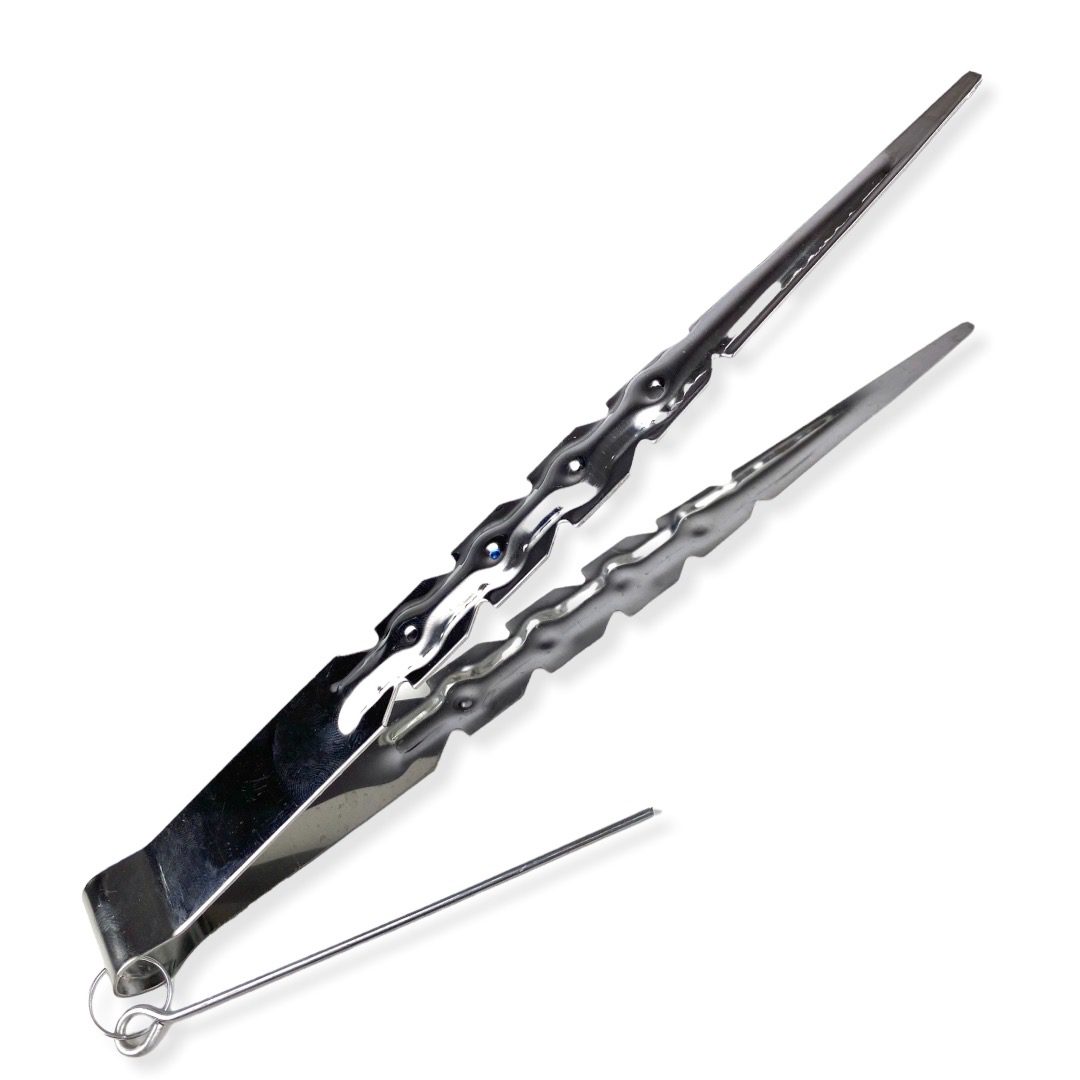 Pinzas Plata para Carbón de Cachimba