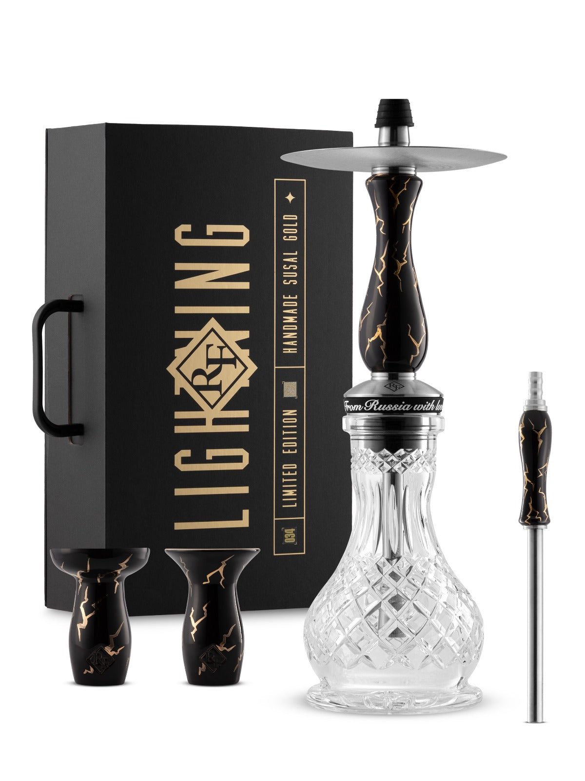 RF Hookah Lightning — Black Cosmos
