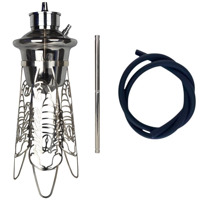Cachimba WTN Serket — Diseño Escorpión Acero Inoxidable
