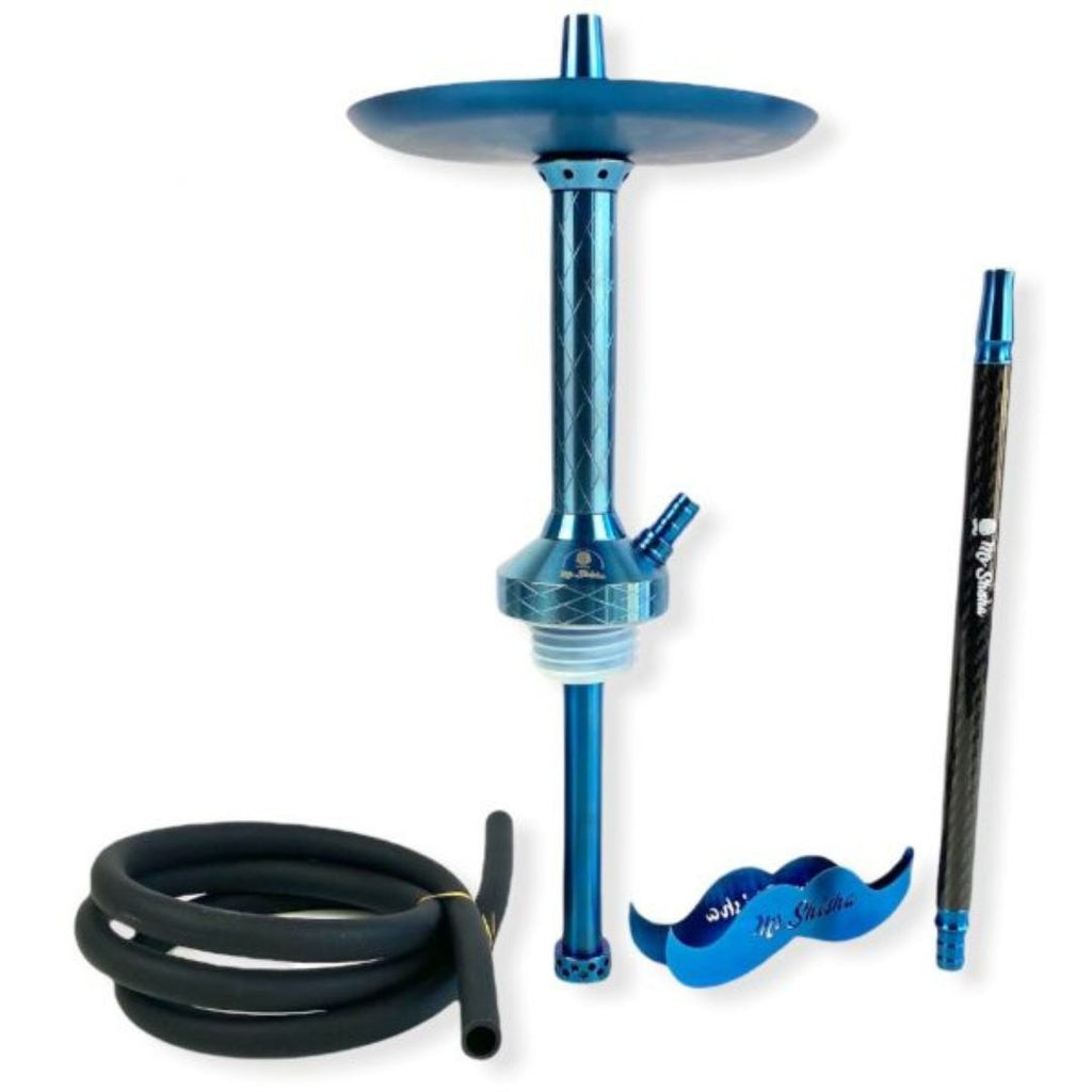 Mr. Shisha Mini Khalifa — Cachimba Mediana Acero 4 Colores | Koala Buff España