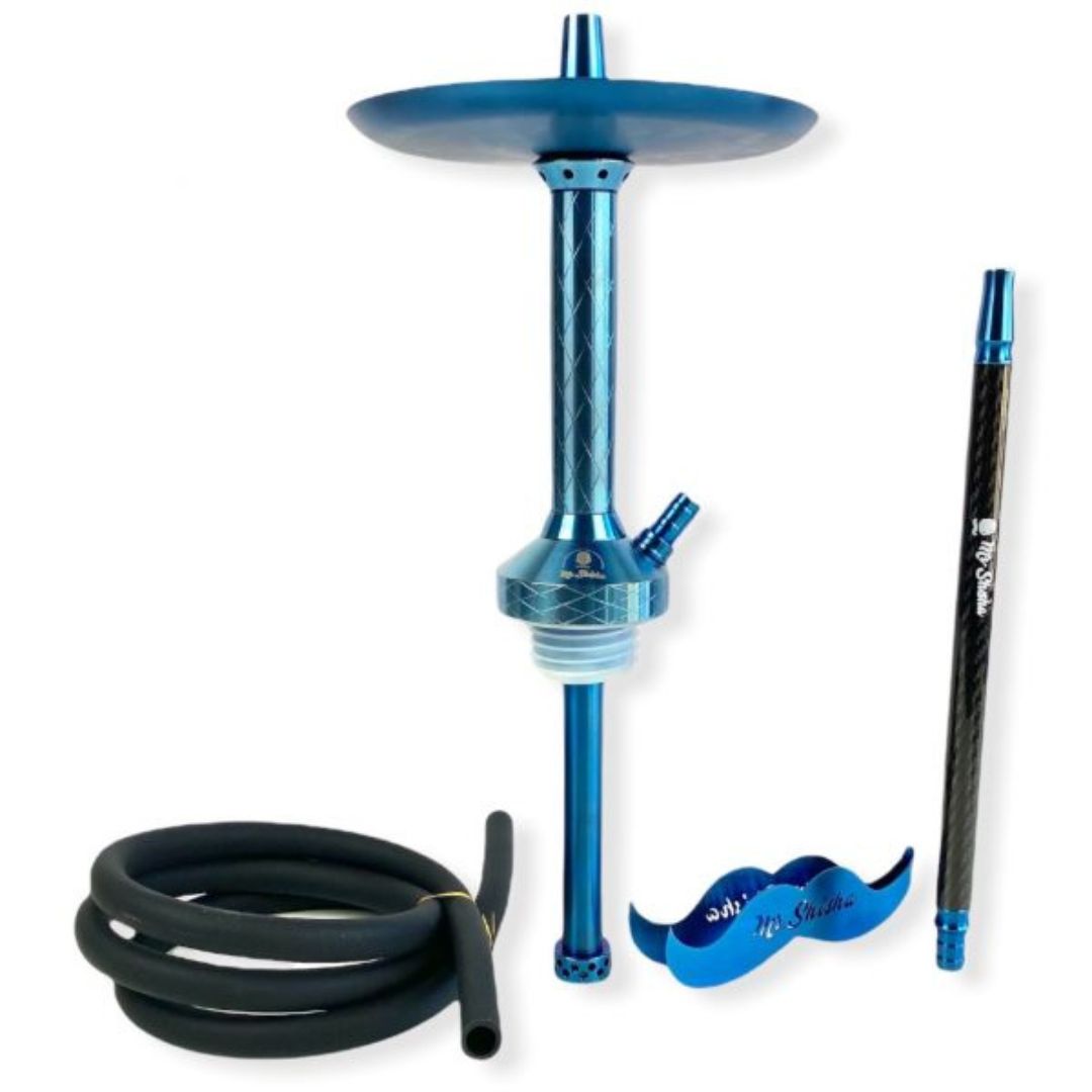 Mr. Shisha Mini Khalifa — Cachimba Mediana Acero 4 Colores | Koala Buff España