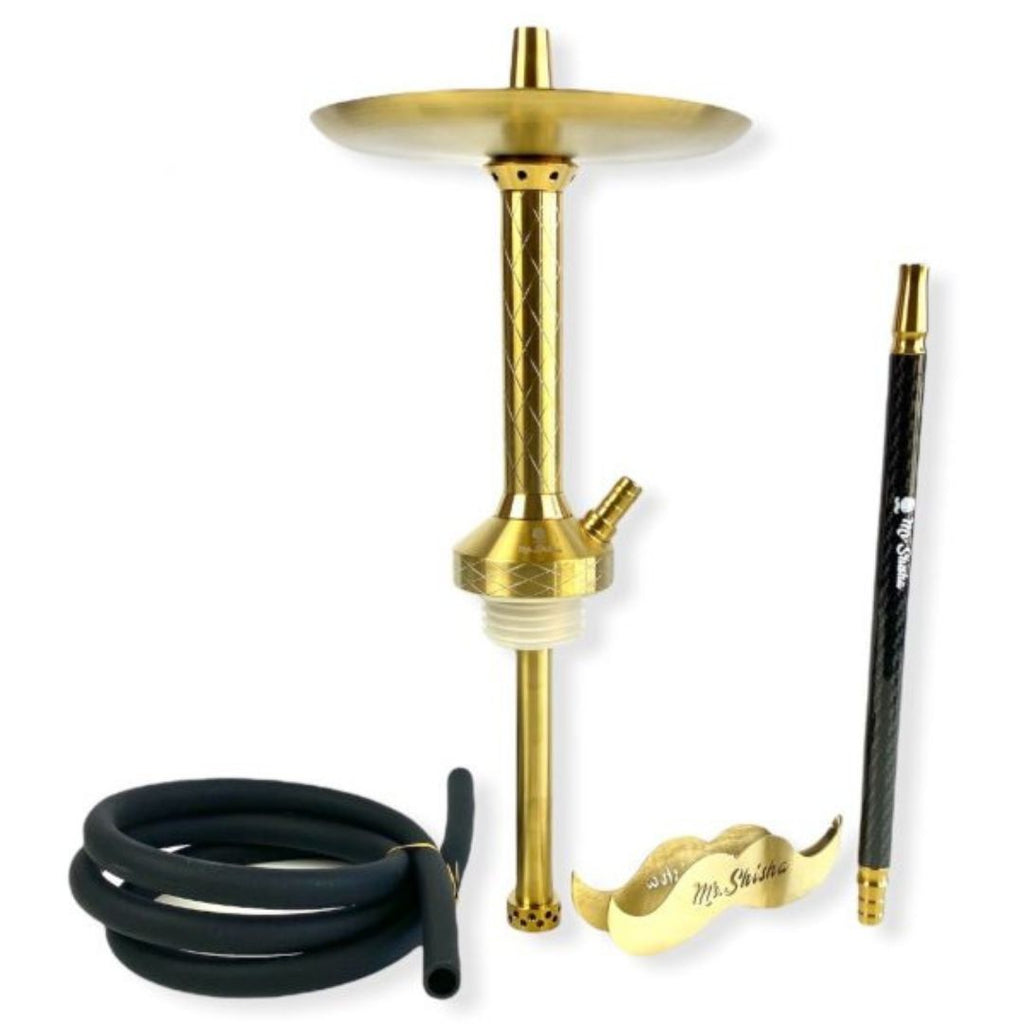 Mr. Shisha Mini Khalifa — Cachimba Mediana Acero 4 Colores | Koala Buff España