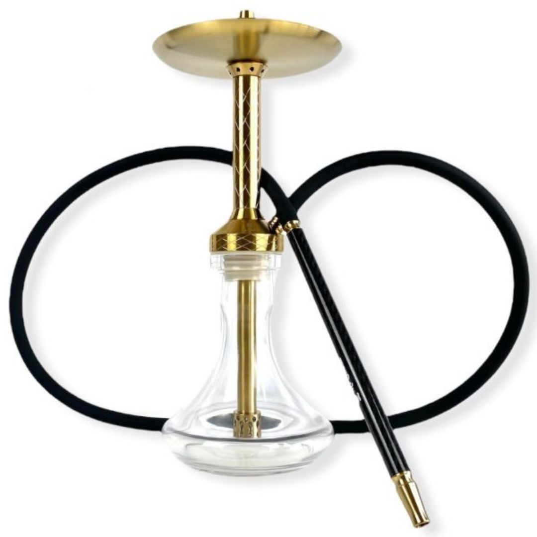 Mr. Shisha Mini Khalifa — Cachimba Mediana Acero 4 Colores | Koala Buff España