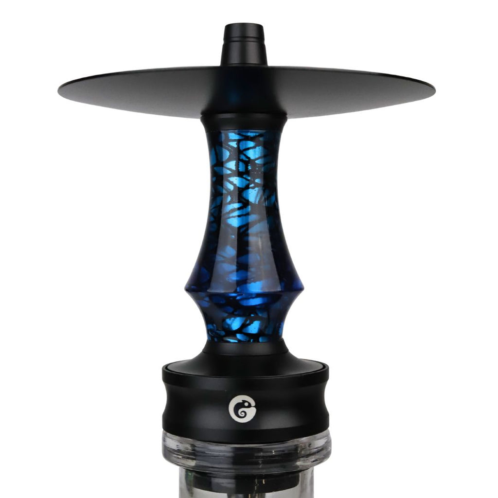 Cachimba Chameleon Vulkan — Acero Trenzado con Manguera a Juego