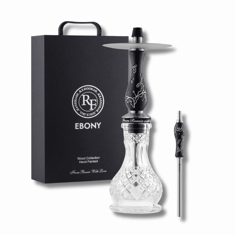 RF Hookah Ebony — Cachimba Aluminio Línea Negra Premium